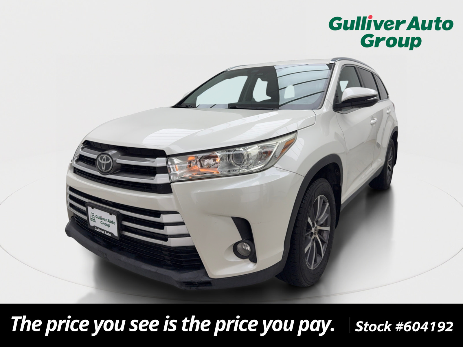 Used 2019 Toyota Highlander XLE AWD/4WD image 1