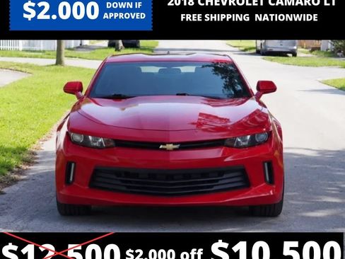 Used 2018 Chevrolet Camaro LT RWD image 2