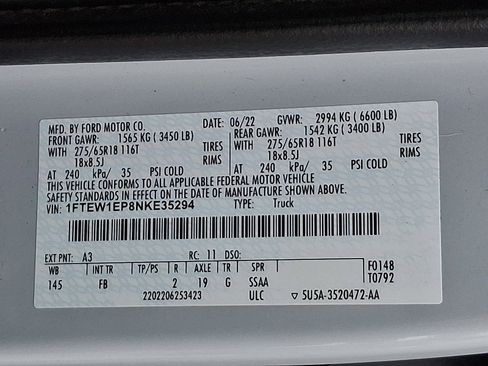 Used 2022 Ford F150 XLT w/ Equipment Group 302A High image 27