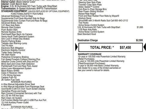 New 2026 RAM 1500 Classic Warlock AWD/4WD image 2