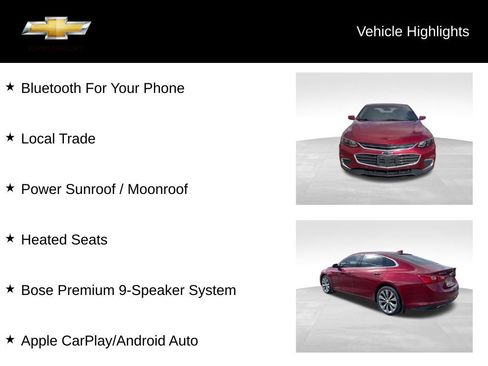 Used 2018 Chevrolet Malibu Premier image 16