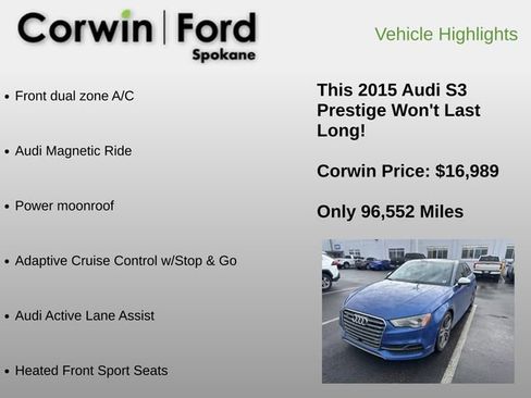 Used 2015 Audi S3 Prestige image 16
