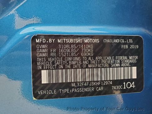Used 2019 Mitsubishi Mirage G4 SE image 29