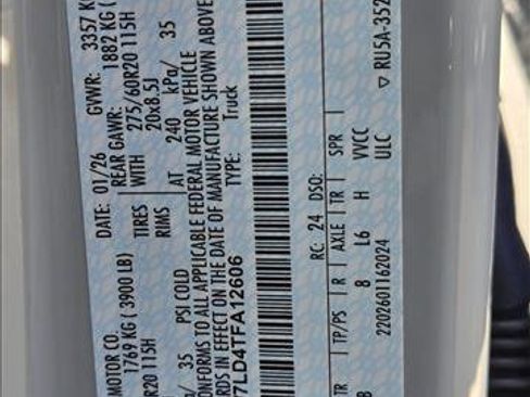 New 2026 Ford F150 Platinum w/ Equipment Group 702A High image 18