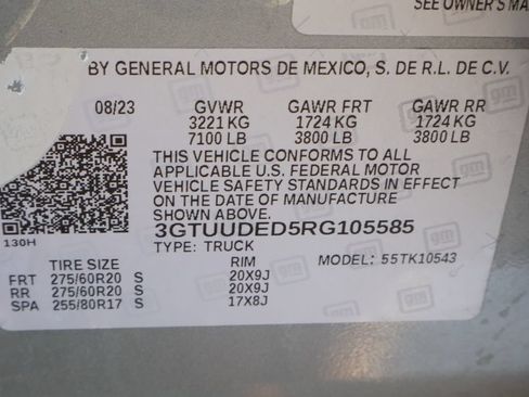 Certified 2024 GMC Sierra 1500 SLT w/ SLT Premium Plus Package AWD/4WD image 34