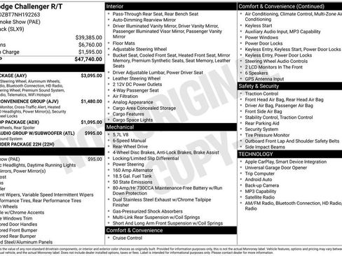 Used 2022 Dodge Challenger R/T w/ Plus Package image 13