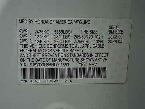 Used 2017 Acura MDX FWD w/ Technology Package image 28