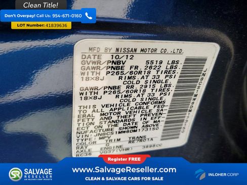 Used 2013 INFINITI FX37 AWD w/ Premium Pkg image 17