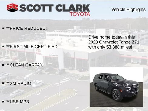 Used 2023 Chevrolet Tahoe Z71 w/ Luxury Package AWD/4WD image 8