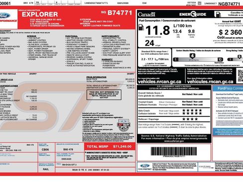 Used 2022 Ford Explorer ST w/ ST Street Pack AWD/4WD image 2