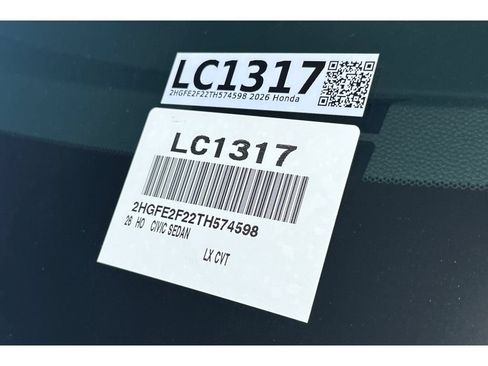 Used 2026 Honda Civic LX image 53