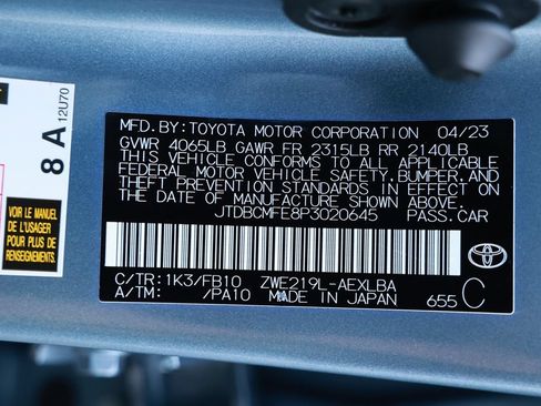 Used 2023 Toyota Corolla LE w/ Carpet Mat Package (TMS) FWD image 39