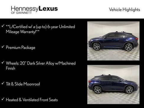 Certified 2022 Lexus RX 350 FWD w/ Premium Package image 12