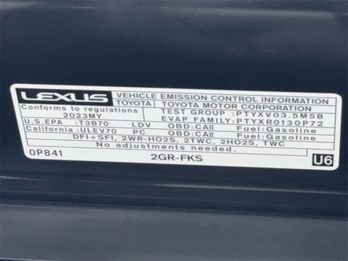 Used 2023 Lexus ES 350 w/ Premium Package image 56