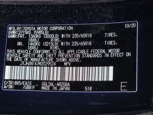 Used 2021 Lexus RX 350L Premium image 27