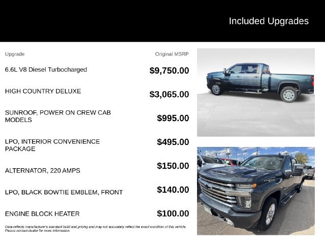 Certified 2020 Chevrolet Silverado 3500 High Country AWD/4WD image 5