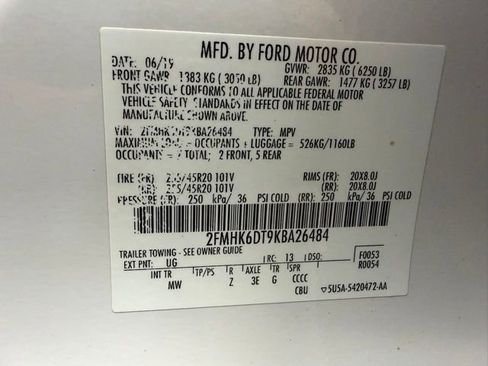 Used 2019 Ford Flex Limited w/ Equipment Group 303A AWD/4WD image 31