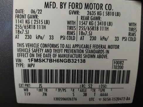 Used 2022 Ford Explorer w/ Class IV Trailer Tow Package image 33