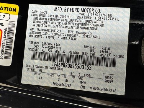 Used 2025 Ford Mustang Dark Horse image 28