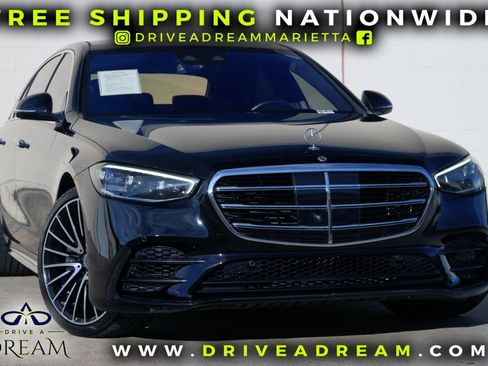 Used 2021 Mercedes-Benz S 580 4MATIC Sedan w/ AMG Line image 2