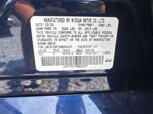 Used 2024 INFINITI Q50 Red Sport 400 RWD image 3