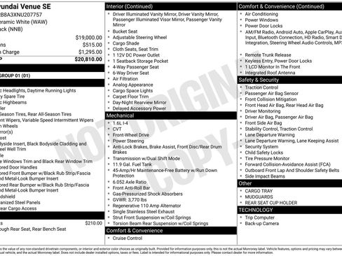 Used 2022 Hyundai Venue SE image 6