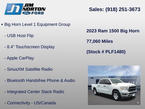 Used 2023 RAM 1500 Big Horn AWD/4WD image 38