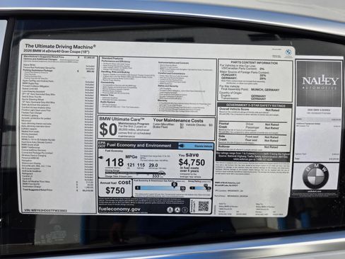 Used 2026 BMW i4 eDrive40 w/ Parking Assistance Package RWD image 8