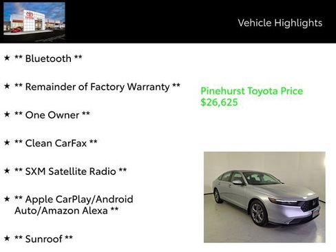 Used 2024 Honda Accord EX image 7