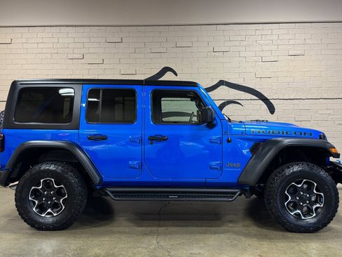 Used 2023 Jeep Wrangler Unlimited Rubicon 4xe w/ Dual Top Group image 3