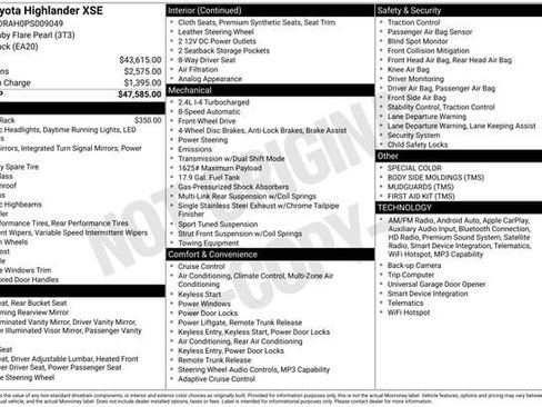 Used 2023 Toyota Highlander XSE FWD image 33