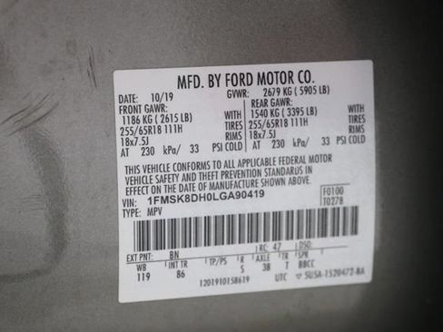 Used 2020 Ford Explorer XLT w/ Comfort Package AWD/4WD image 37