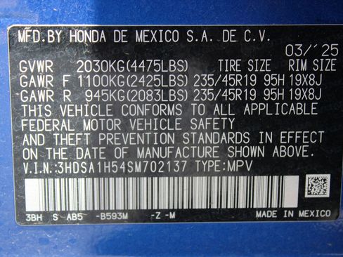 Certified 2025 Acura ADX A-Spec FWD image 40