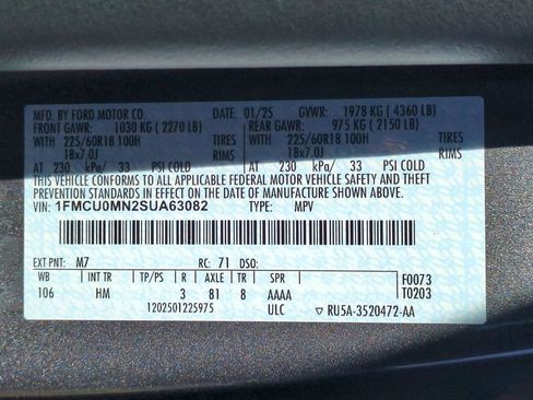 Used 2025 Ford Escape ST-Line image 35