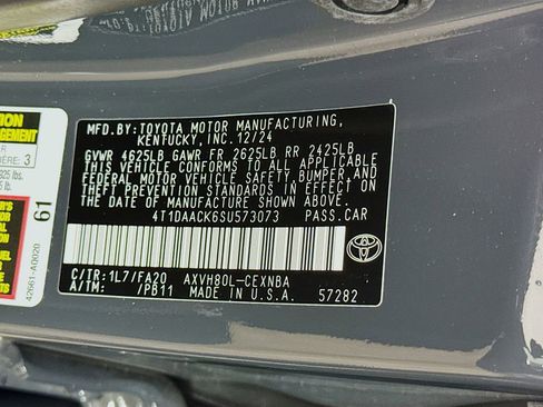 Certified 2025 Toyota Camry LE FWD image 31