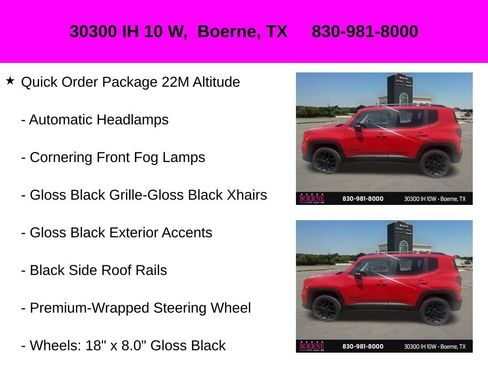 Used 2023 Jeep Renegade Altitude w/ Sun/Sound Group AWD/4WD image 16