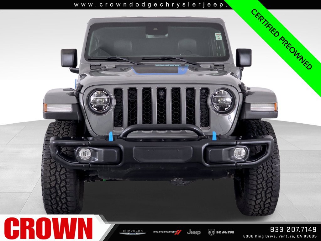 Used 2021 Jeep Wrangler Unlimited Rubicon 4xe w/ Steel Bumper Group AWD/4WD image 2