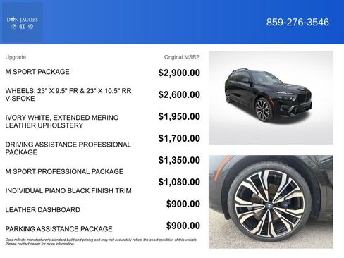 Used 2023 BMW X7 xDrive40i w/ M Sport Package AWD/4WD image 5