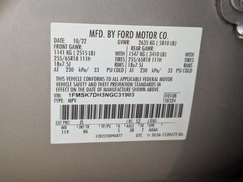Used 2022 Ford Explorer XLT RWD image 29