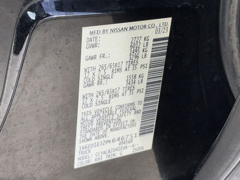 Used 2023 Nissan Frontier SV image 31