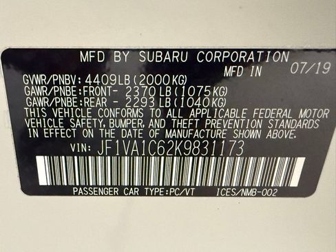 Used 2019 Subaru WRX Premium image 22