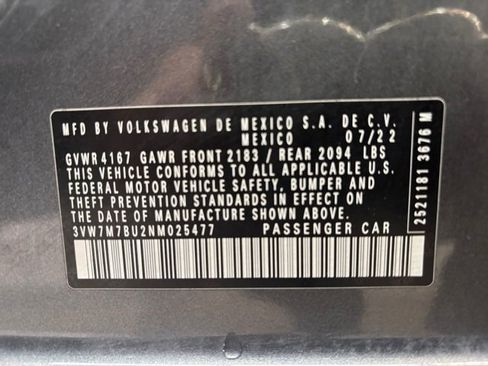 Certified 2022 Volkswagen Jetta SE image 28