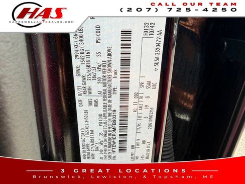 Used 2021 Ford F150 Lariat AWD/4WD image 16