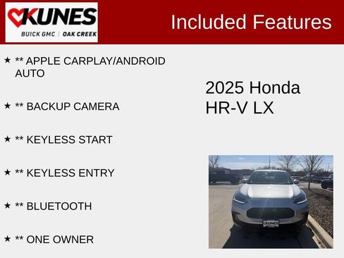 Used 2025 Honda HR-V LX image 2