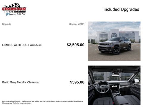 New 2026 Jeep Grand Cherokee Limited w/ Limited Altitude Package image 6