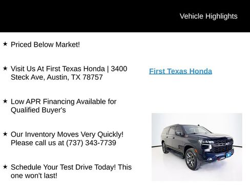 Used 2024 Chevrolet Suburban Z71 AWD/4WD image 9
