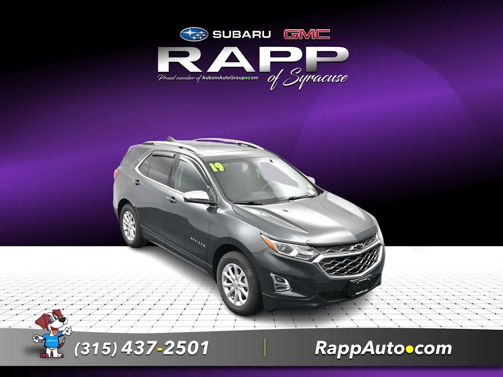 Used 2019 Chevrolet Equinox LT w/ Sun & Navigation Package AWD/4WD image 1
