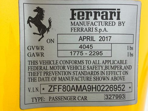 Used 2017 Ferrari 488 Spider RWD image 18