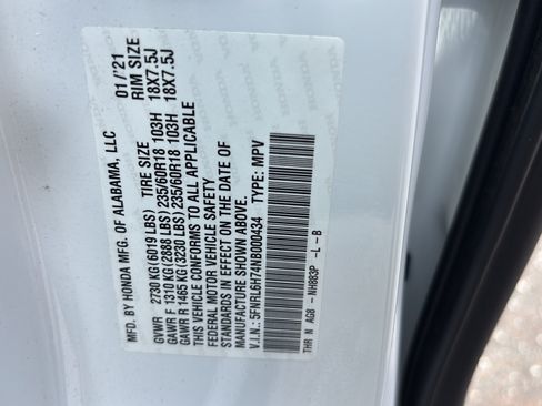 Certified 2022 Honda Odyssey EX-L image 23