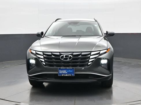 Certified 2022 Hyundai Tucson Blue w/ Cargo Package AWD/4WD image 3